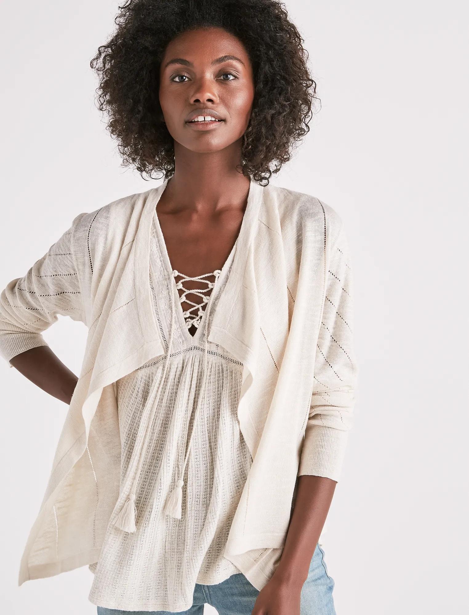 LIGHTWEIGHT CARDIGAN SWEATER, image 1