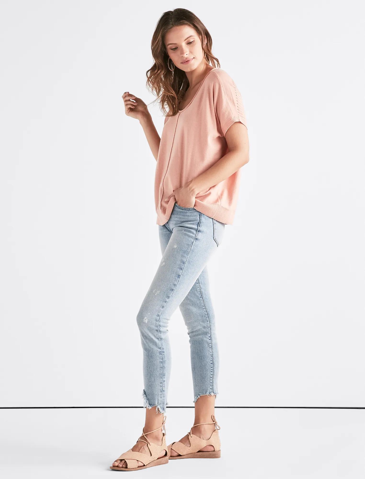 SHORT SLEEVE PULLOVER SWEATER, image 2