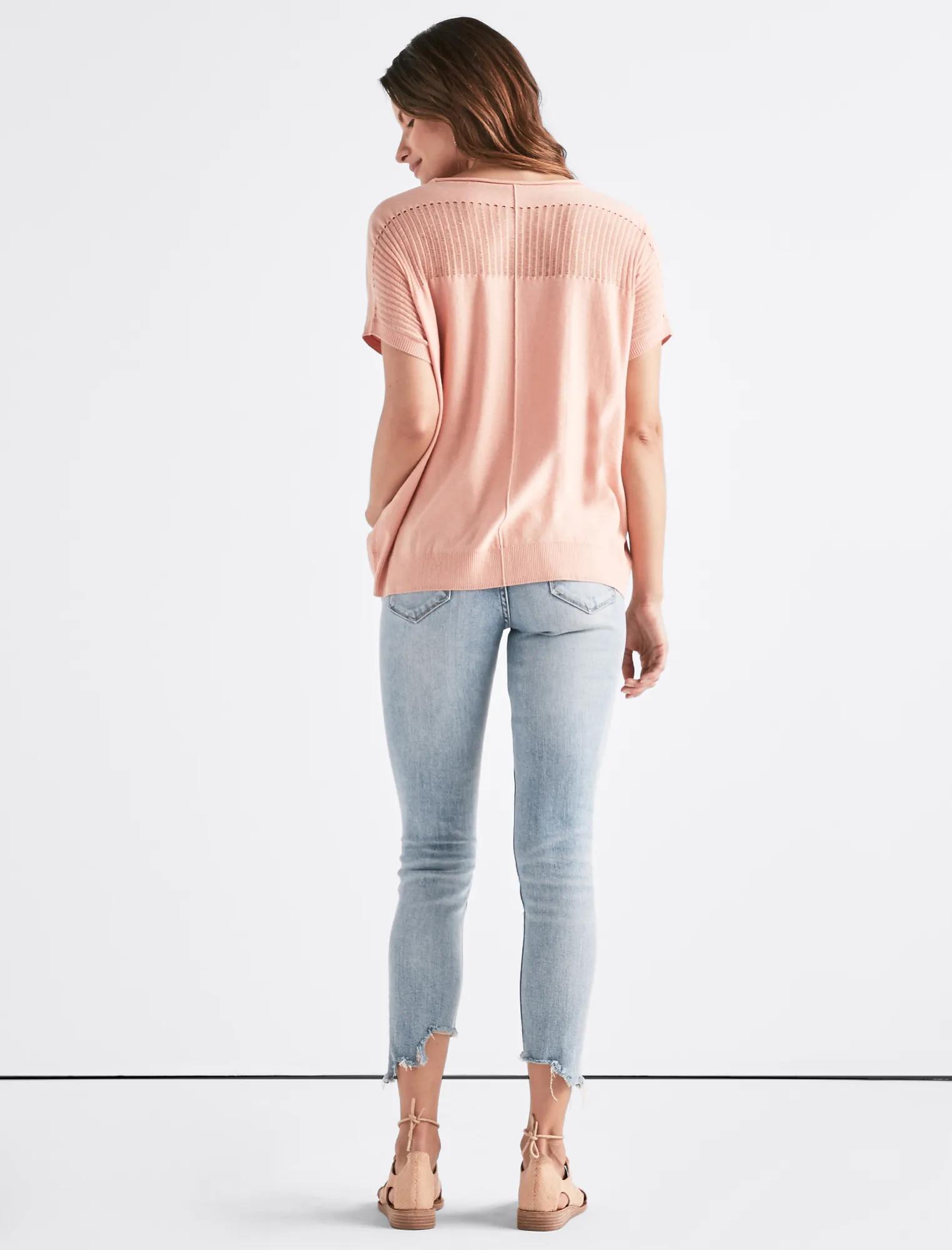 SHORT SLEEVE PULLOVER SWEATER, image 3