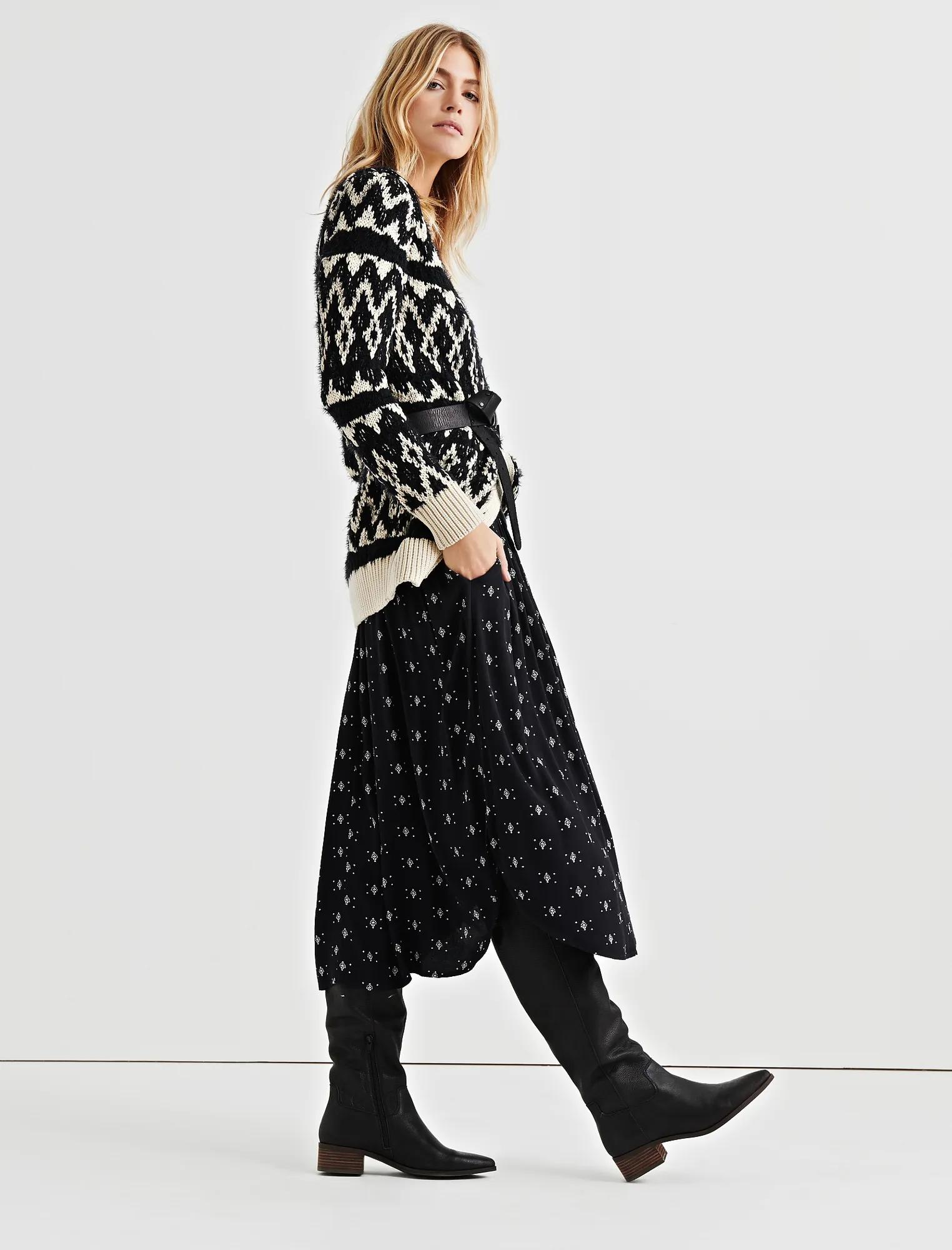 DIAMOND FAIR ISLE CARDIGAN, image 2