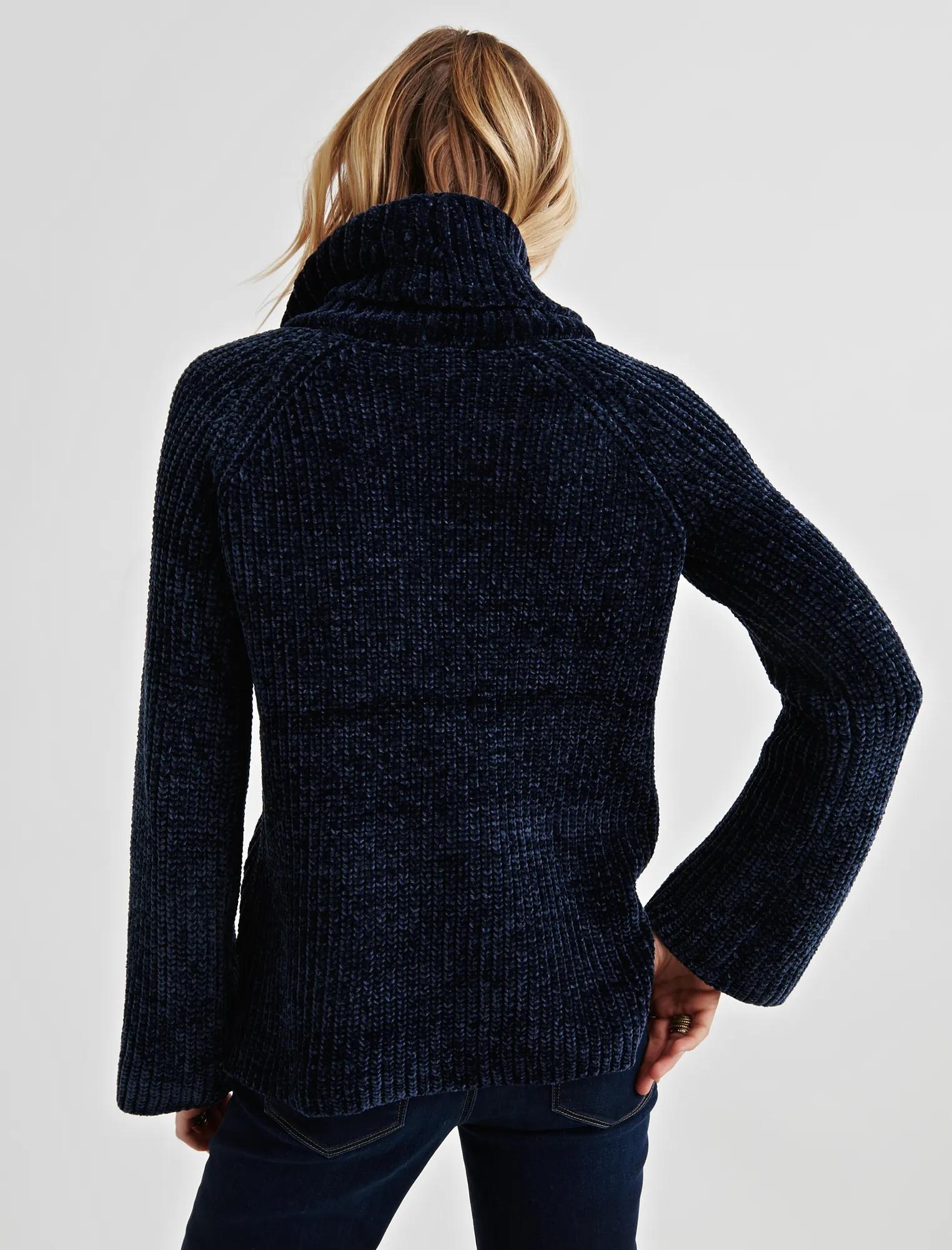 CHENILLE COWL NECK SWEATER, image 3