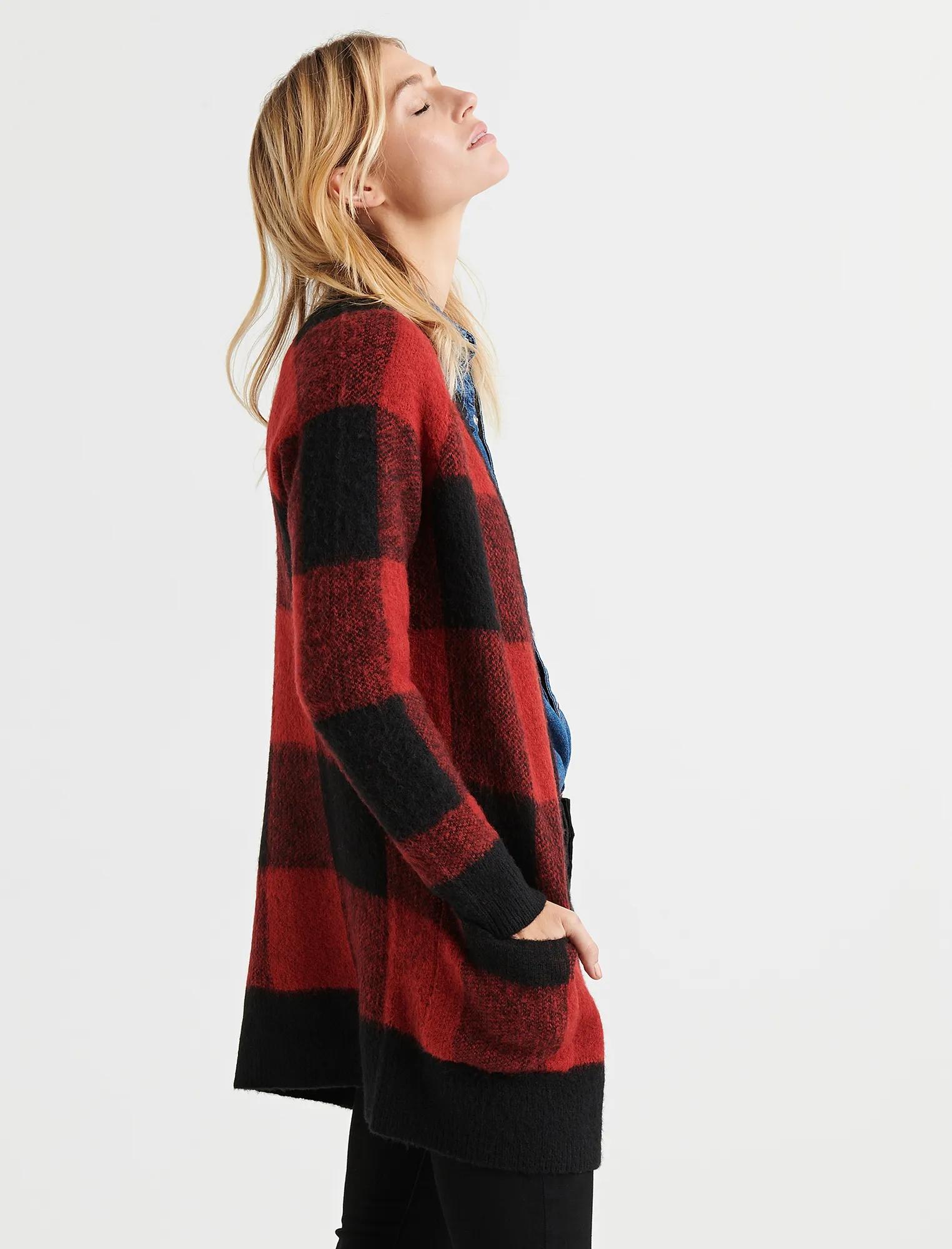 BUFFALO PLAID CARDIGAN, image 2