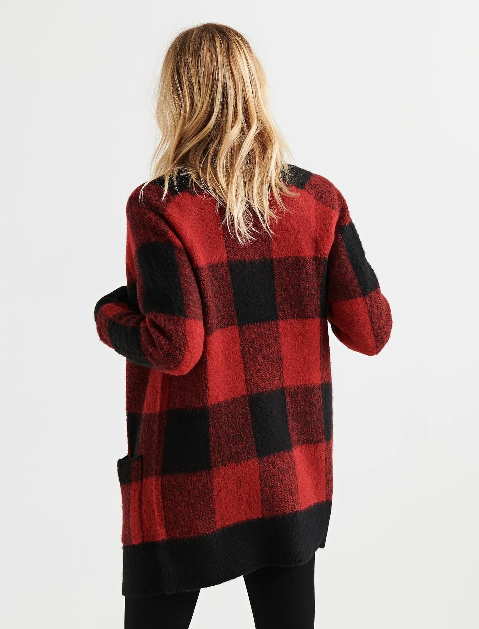 BUFFALO PLAID CARDIGAN, image 3