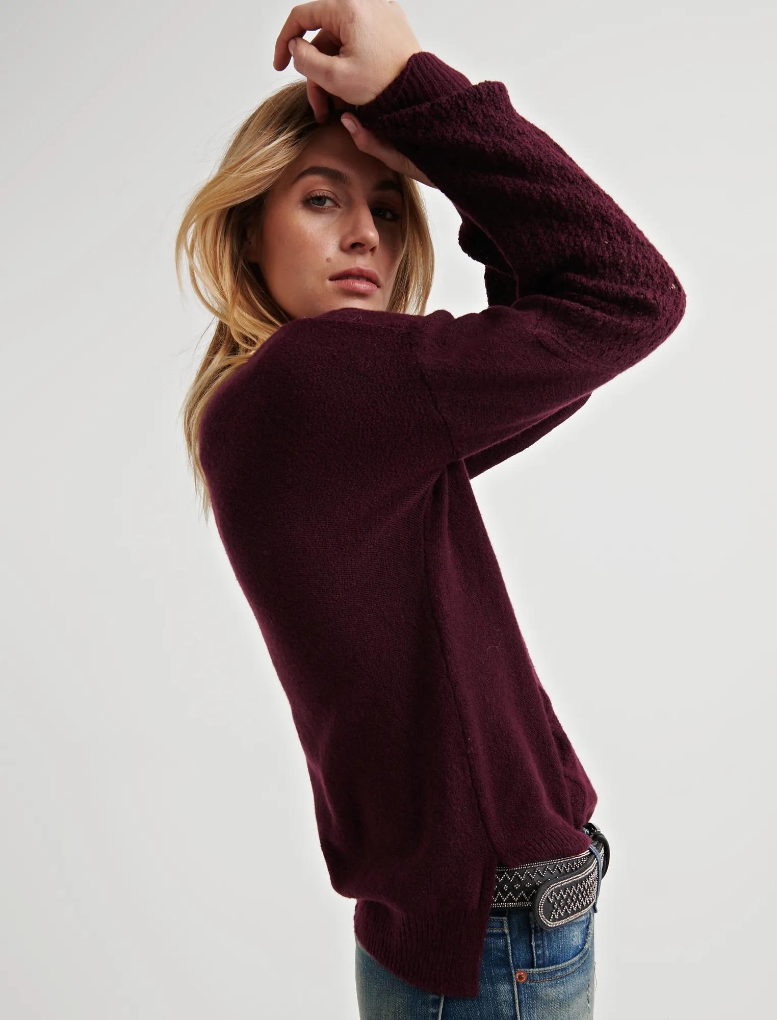 CABLE KNIT SWEATER, image 2