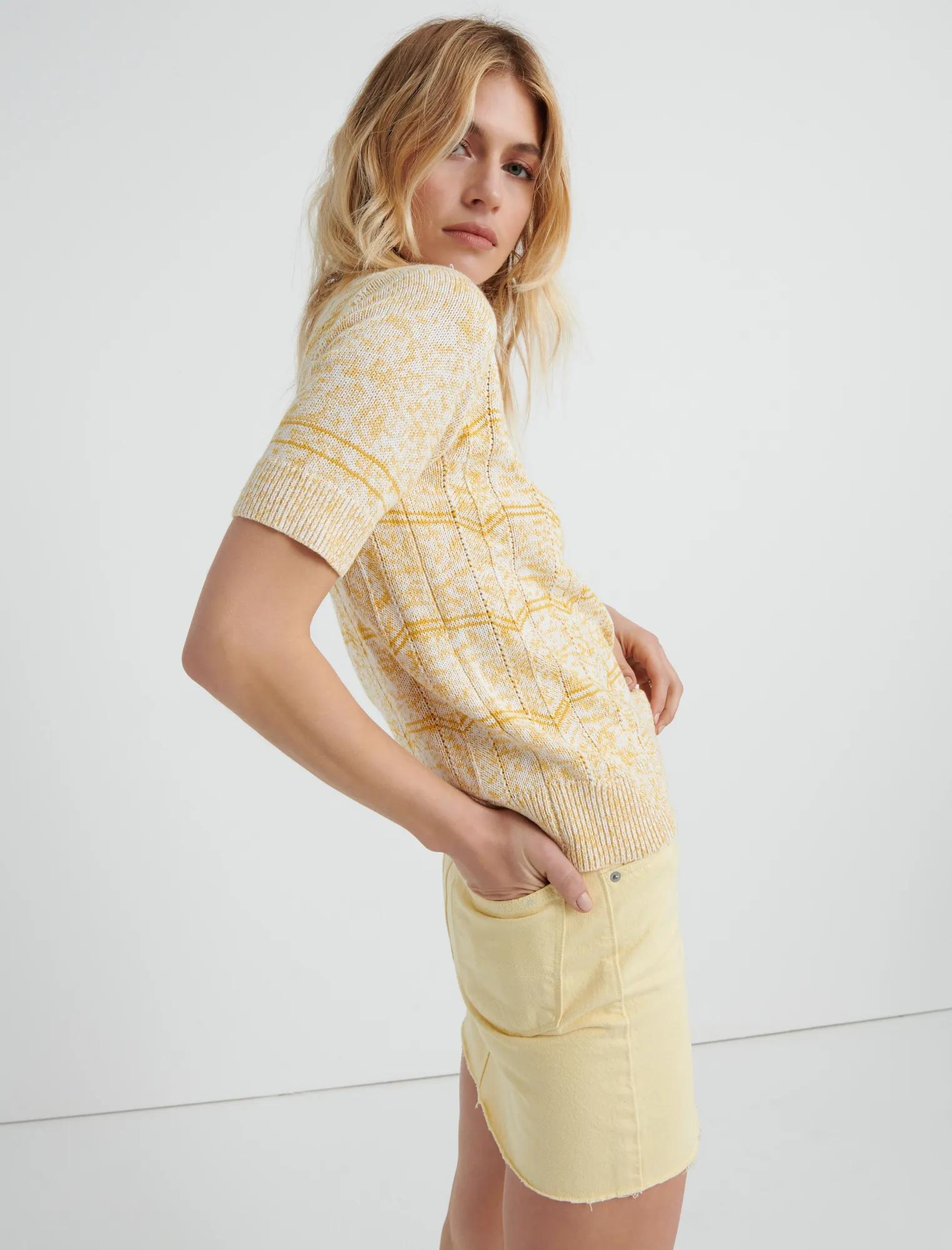 CHEVRON BOATNECK PULLOVER SWEATER, image 2