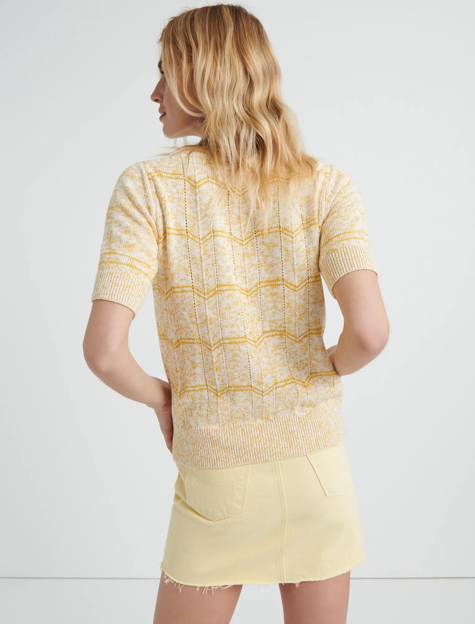 CHEVRON BOATNECK PULLOVER SWEATER, image 3