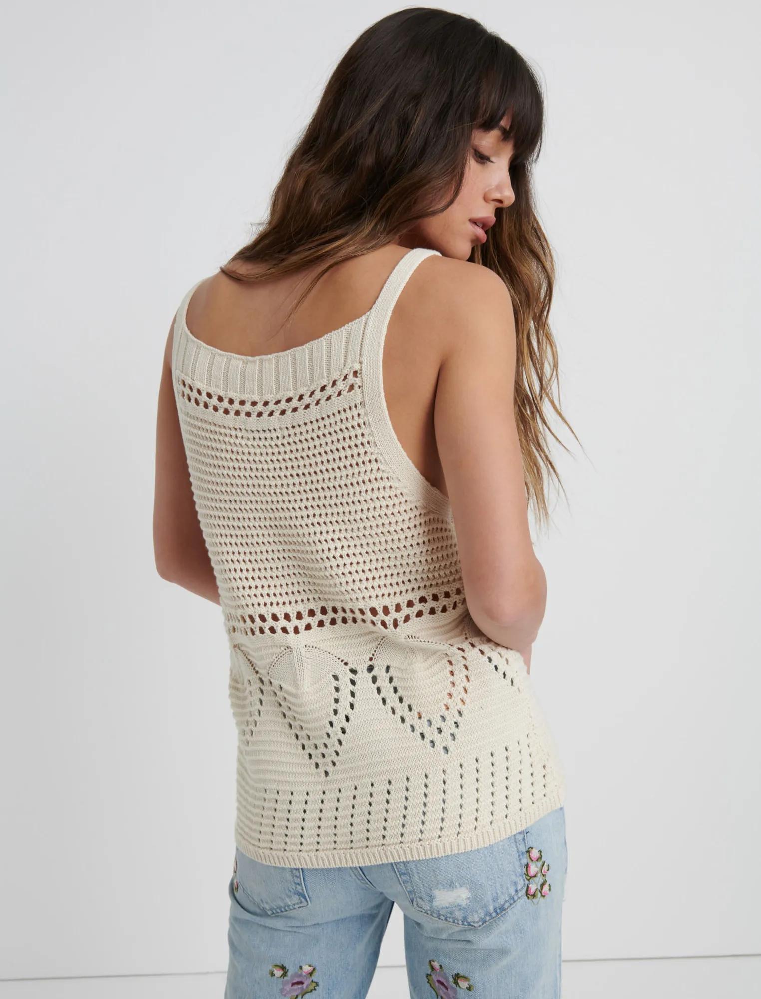 CROCHET SWEATER TANK, image 3