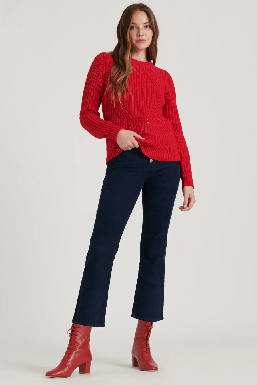 CREW NECK LONG SLEEVE SWEATER, image 2