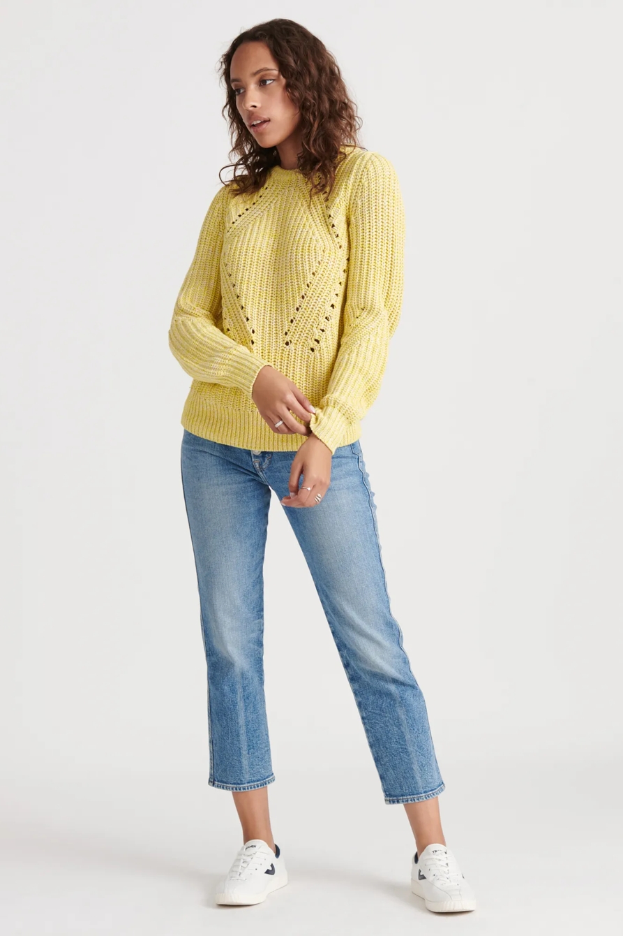 CREW NECK LONG SLEEVE SWEATER, image 2