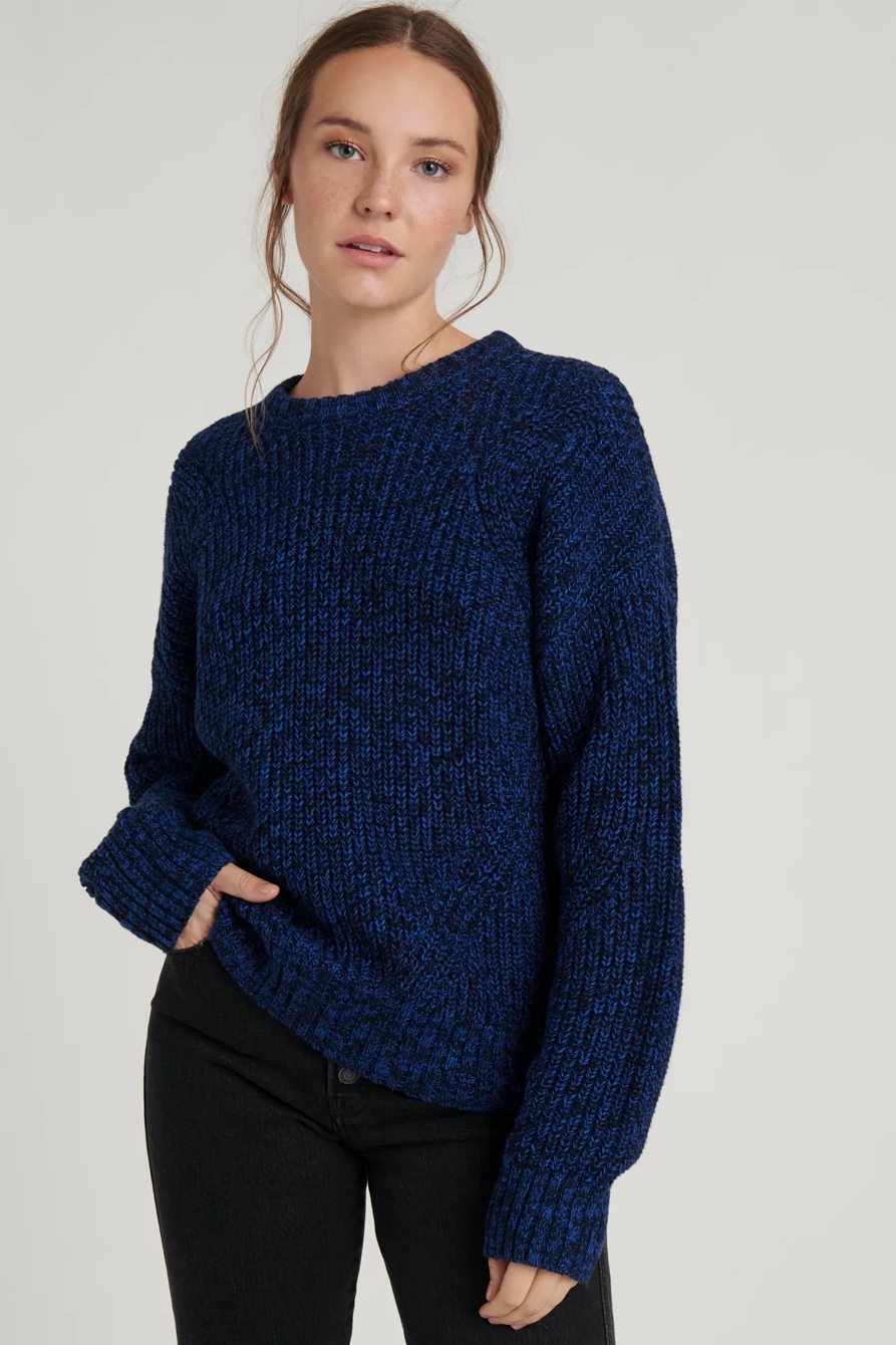 MARL CREW NECK PULLOVER SWEATER | Lucky Brand