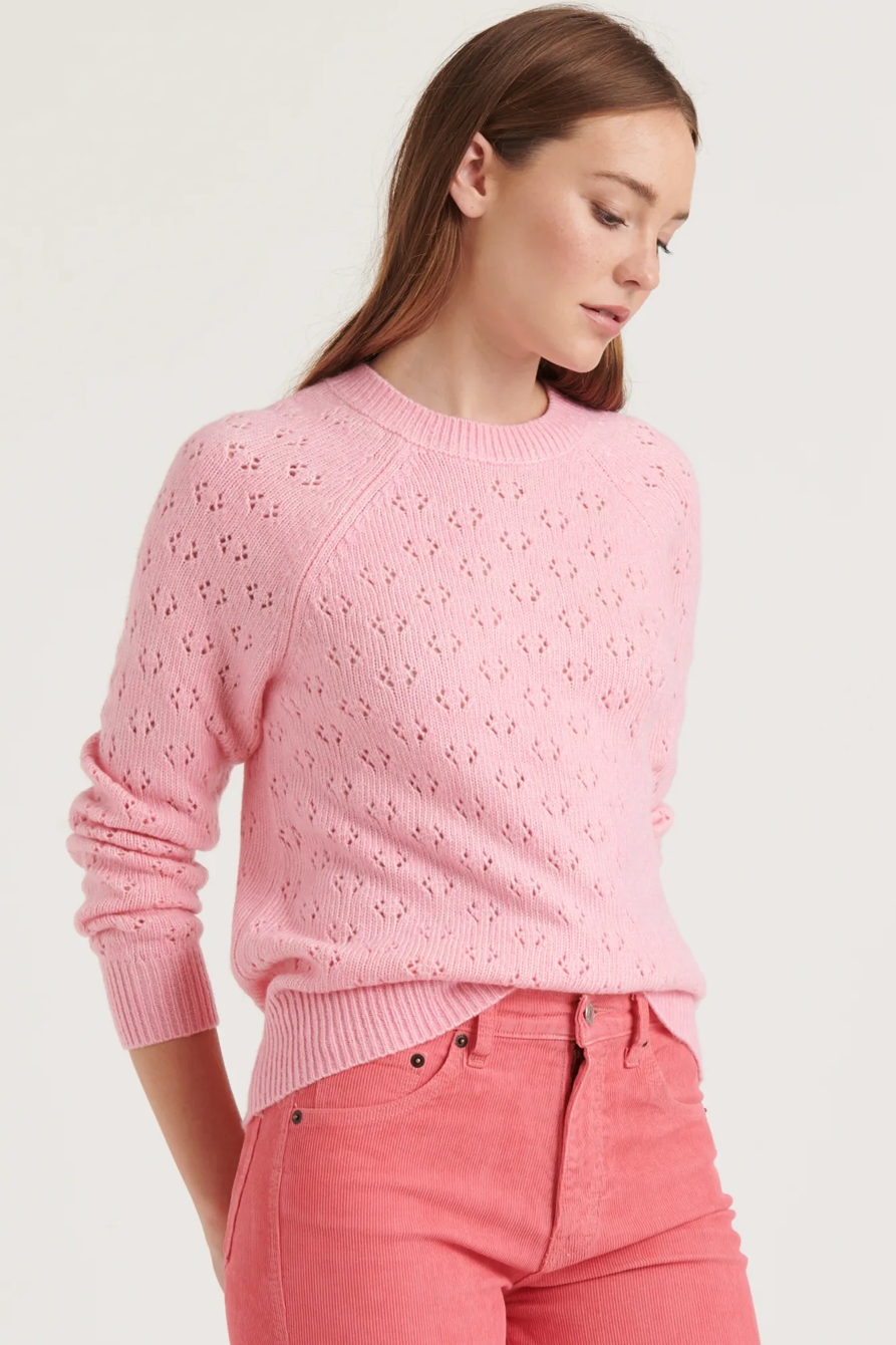 EMILY POINTELLE PULLOVER SWEATER, image 3