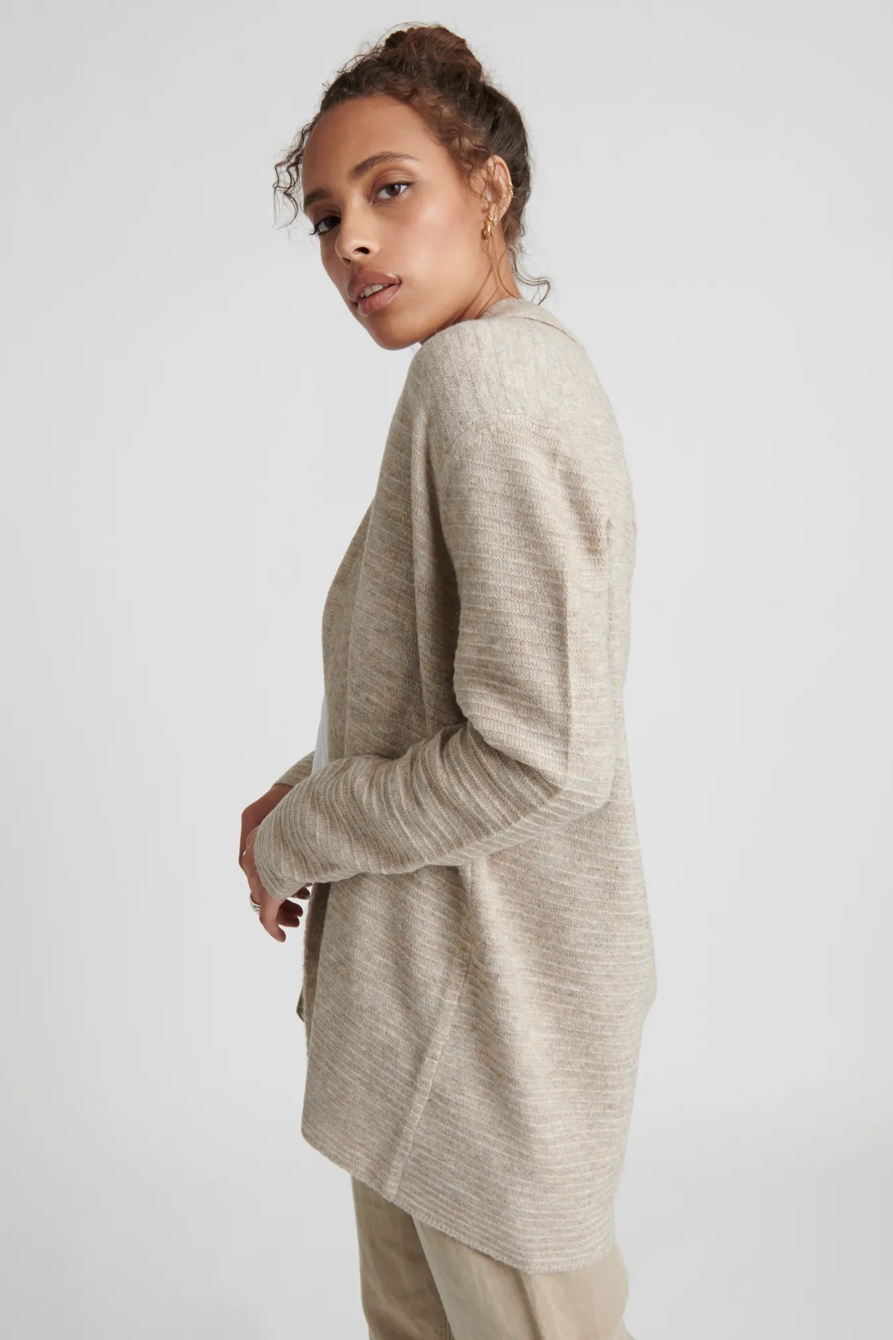 LIGHTWEIGHT WATERFALL CARDIGAN, image 3