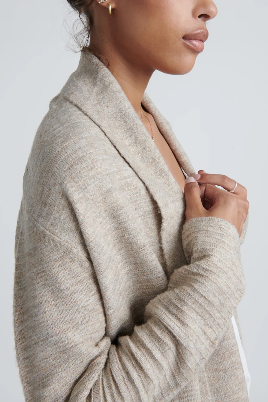 LIGHTWEIGHT WATERFALL CARDIGAN, image 5