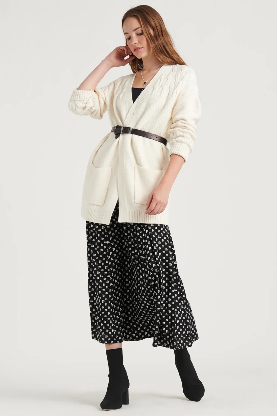 VENICE CABLE CARDIGAN, image 2