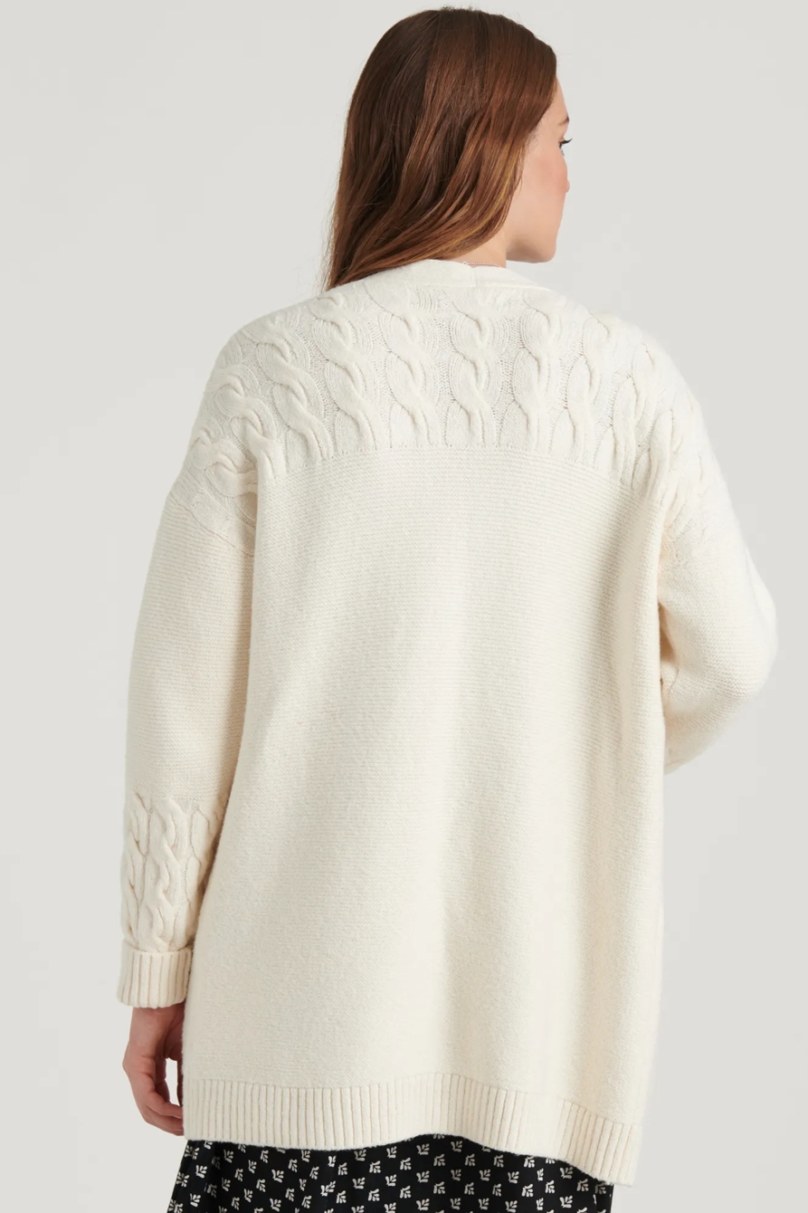 VENICE CABLE CARDIGAN, image 3