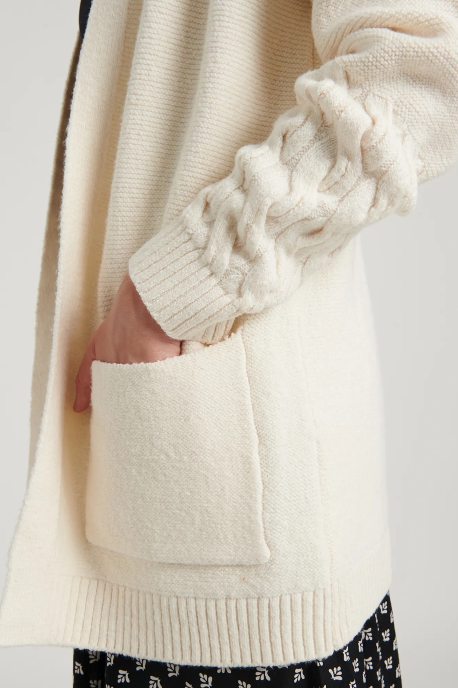 VENICE CABLE CARDIGAN, image 4