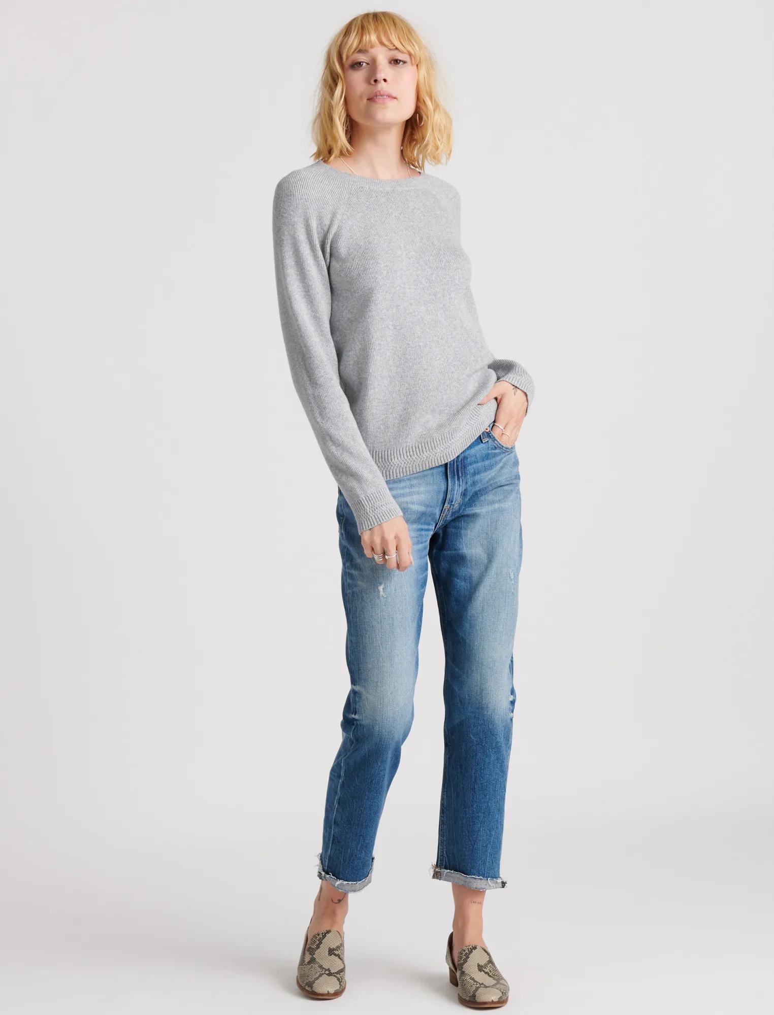 ALEX RIB CREW SWEATER, image 2