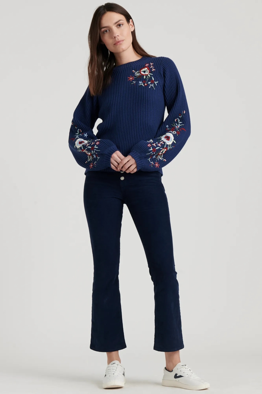 EMBROIDERED SLEEVE PULLOVER, image 2