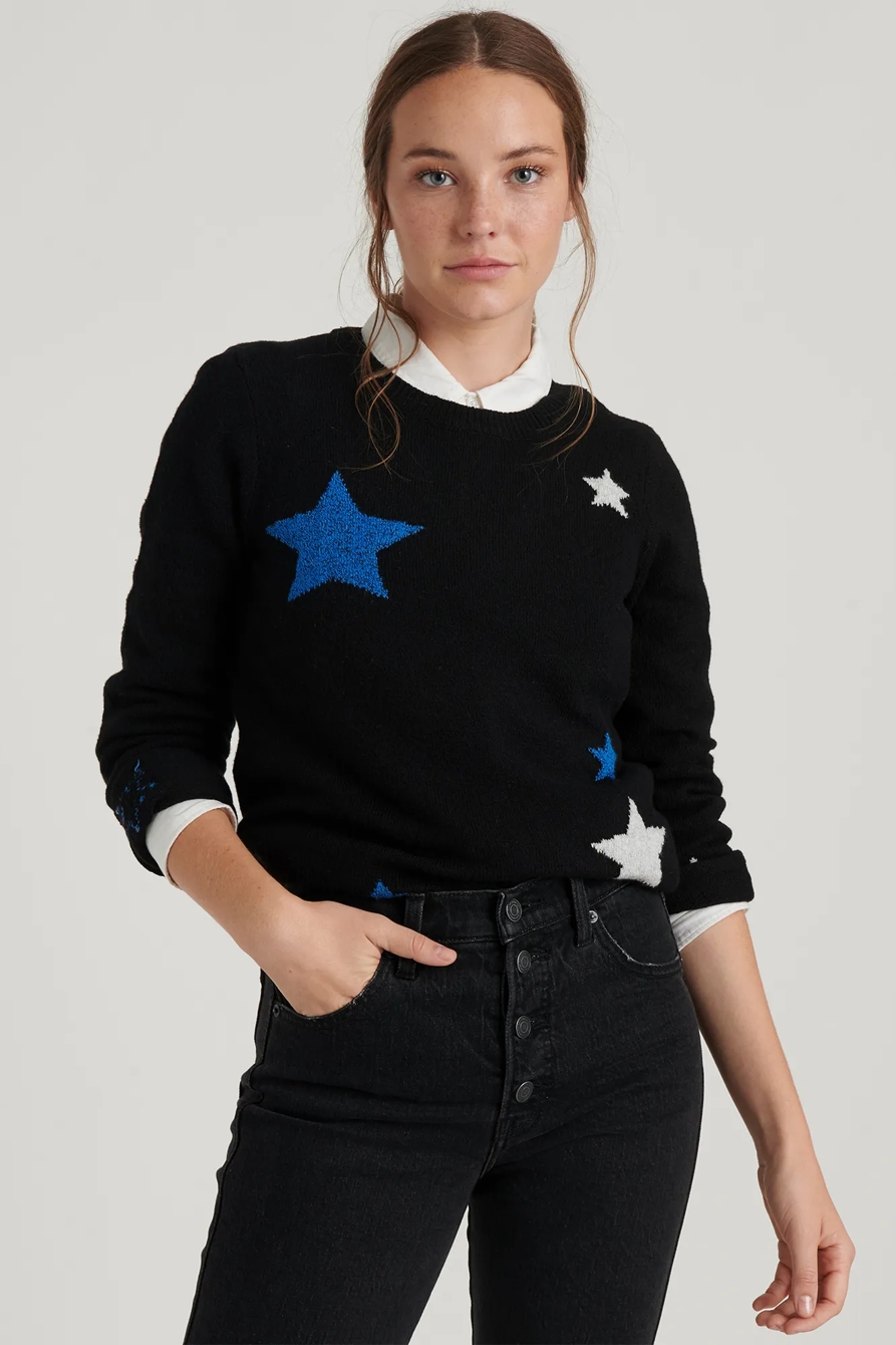 STAR INTARSIA PULLOVER, image 1