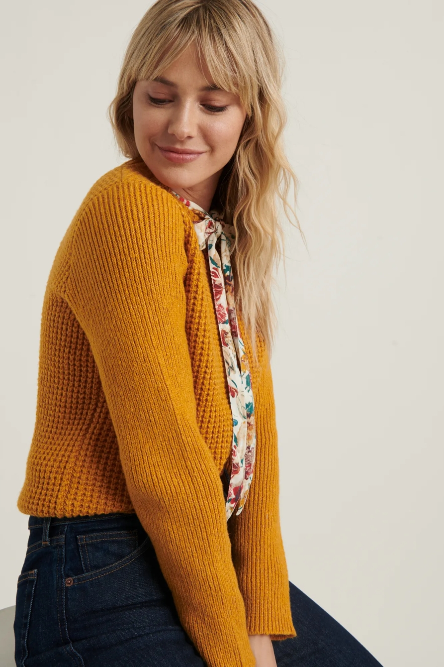 WAFFLE SWEATER, image 3