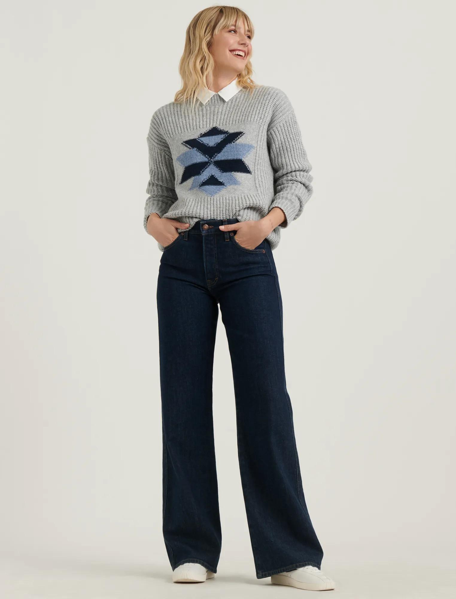 INTARSIA WINTER SWEATER, image 2