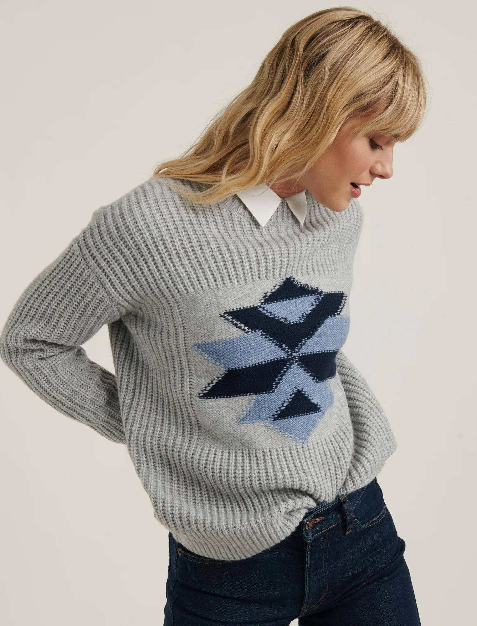 INTARSIA WINTER SWEATER, image 3