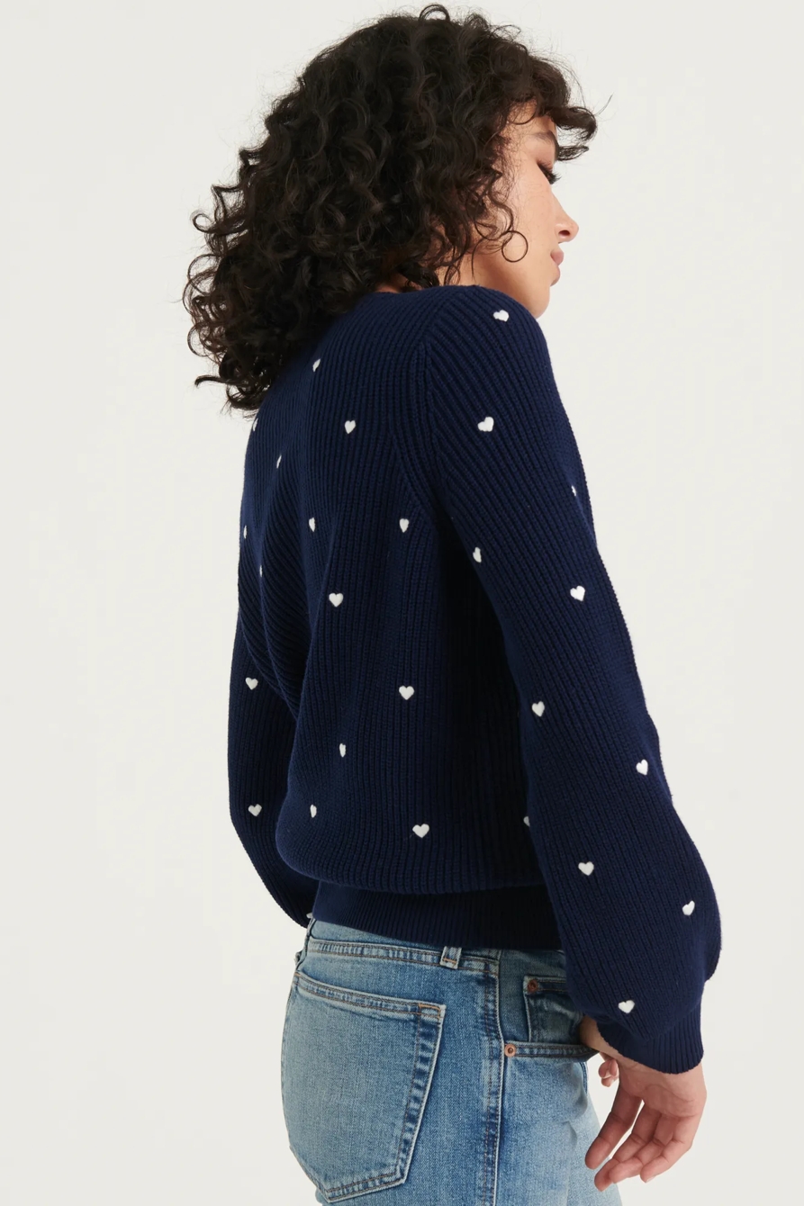EMBROIDERED HEART PULLOVER, image 2