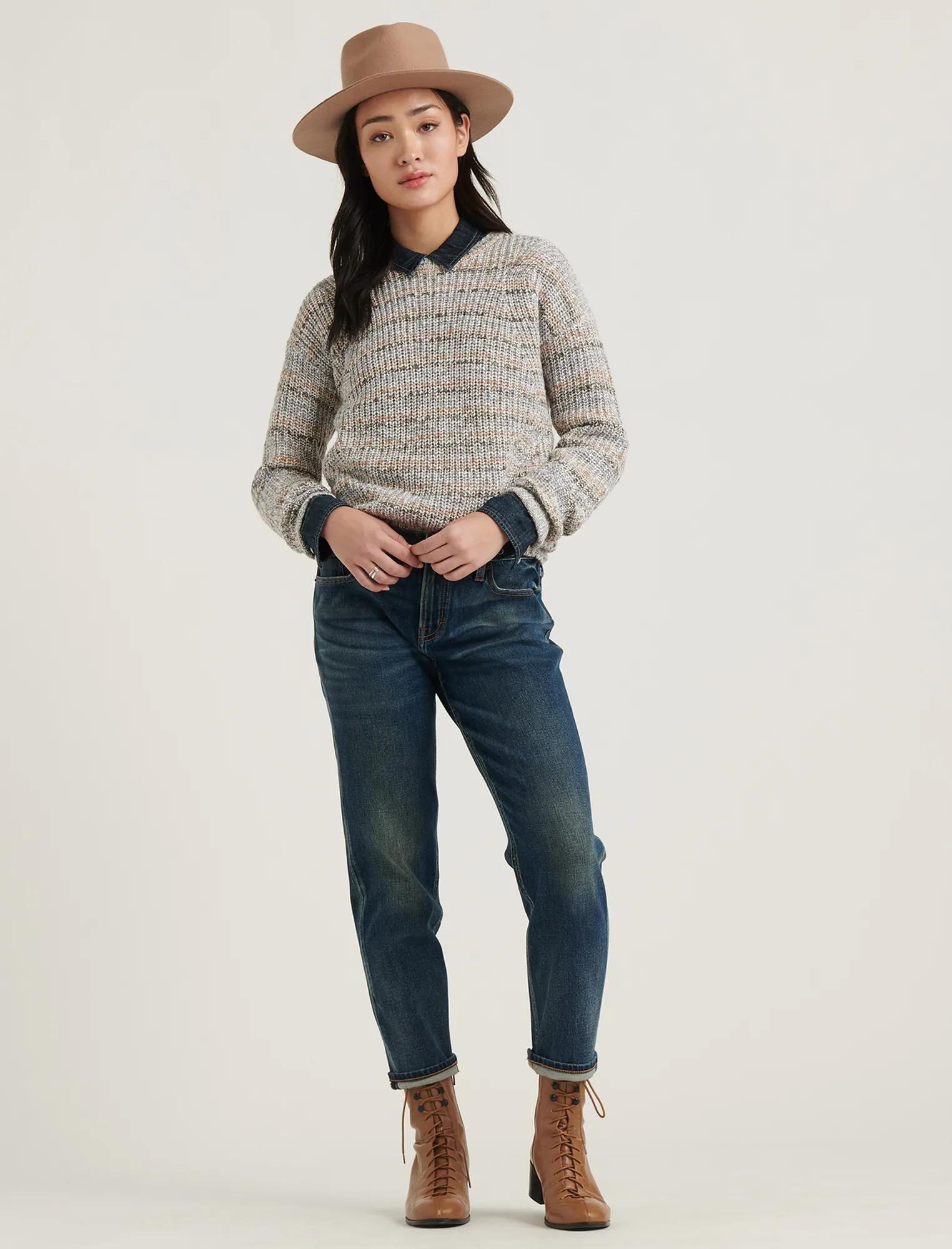 MARLED CREW NECK SWEATER, image 2