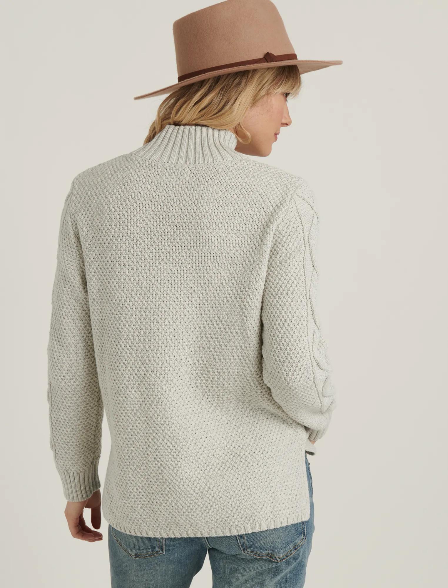 CABLE KNIT TURTLENECK SWEATER, image 4