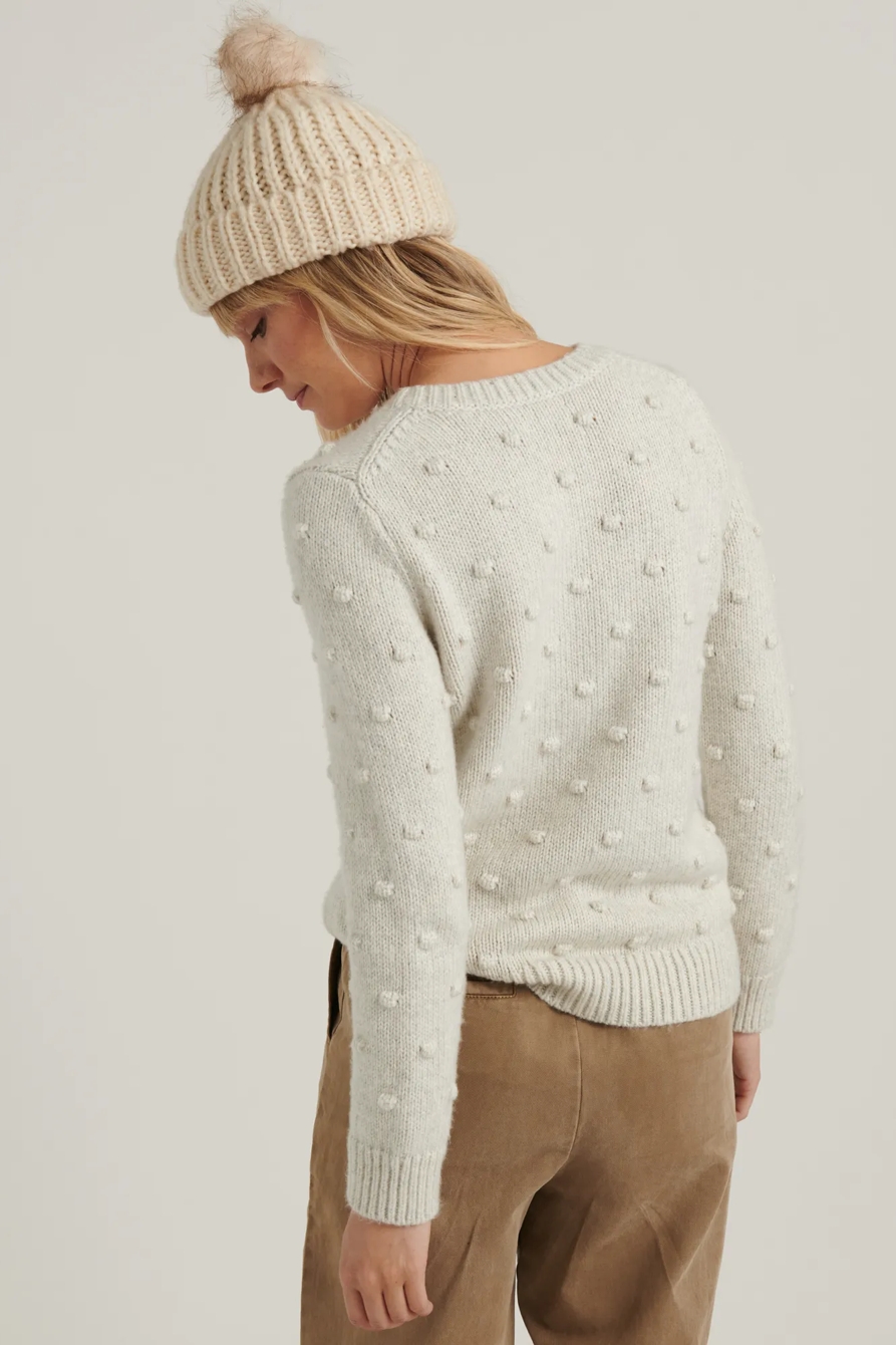BOBBLE CREW NECK SWEATER, image 4