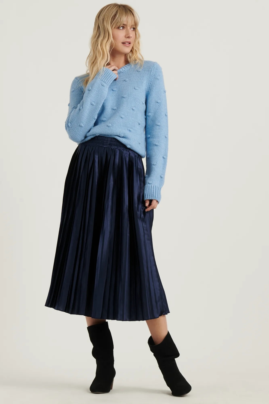 BOBBLE CREW NECK SWEATER, image 2