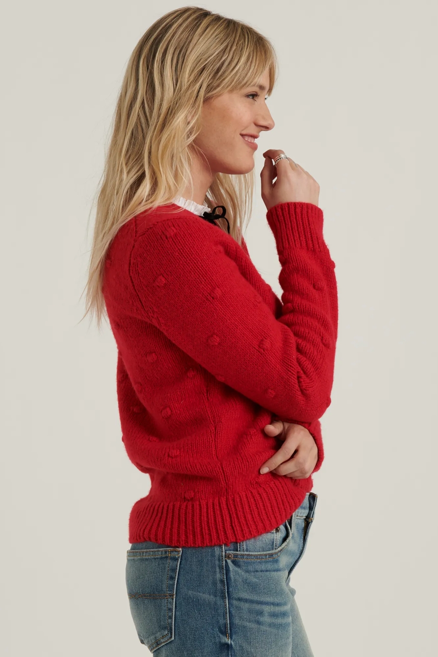 BOBBLE CREW NECK SWEATER, image 3
