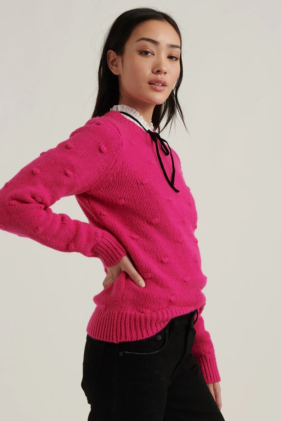 BOBBLE CREW NECK SWEATER, image 3