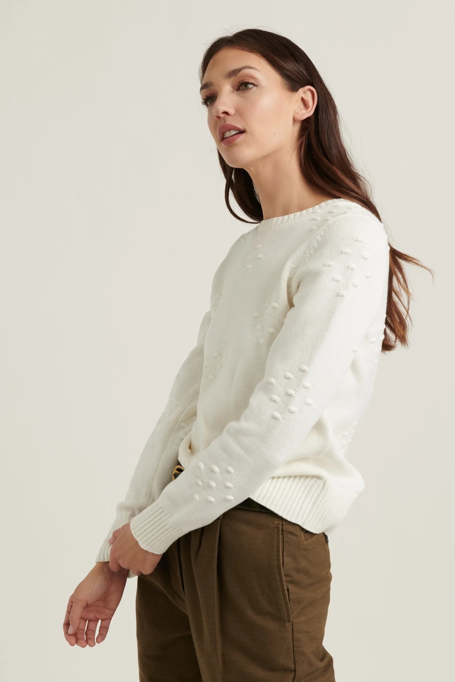LIZA BOBBLE PULLOVER SWEATER, image 2
