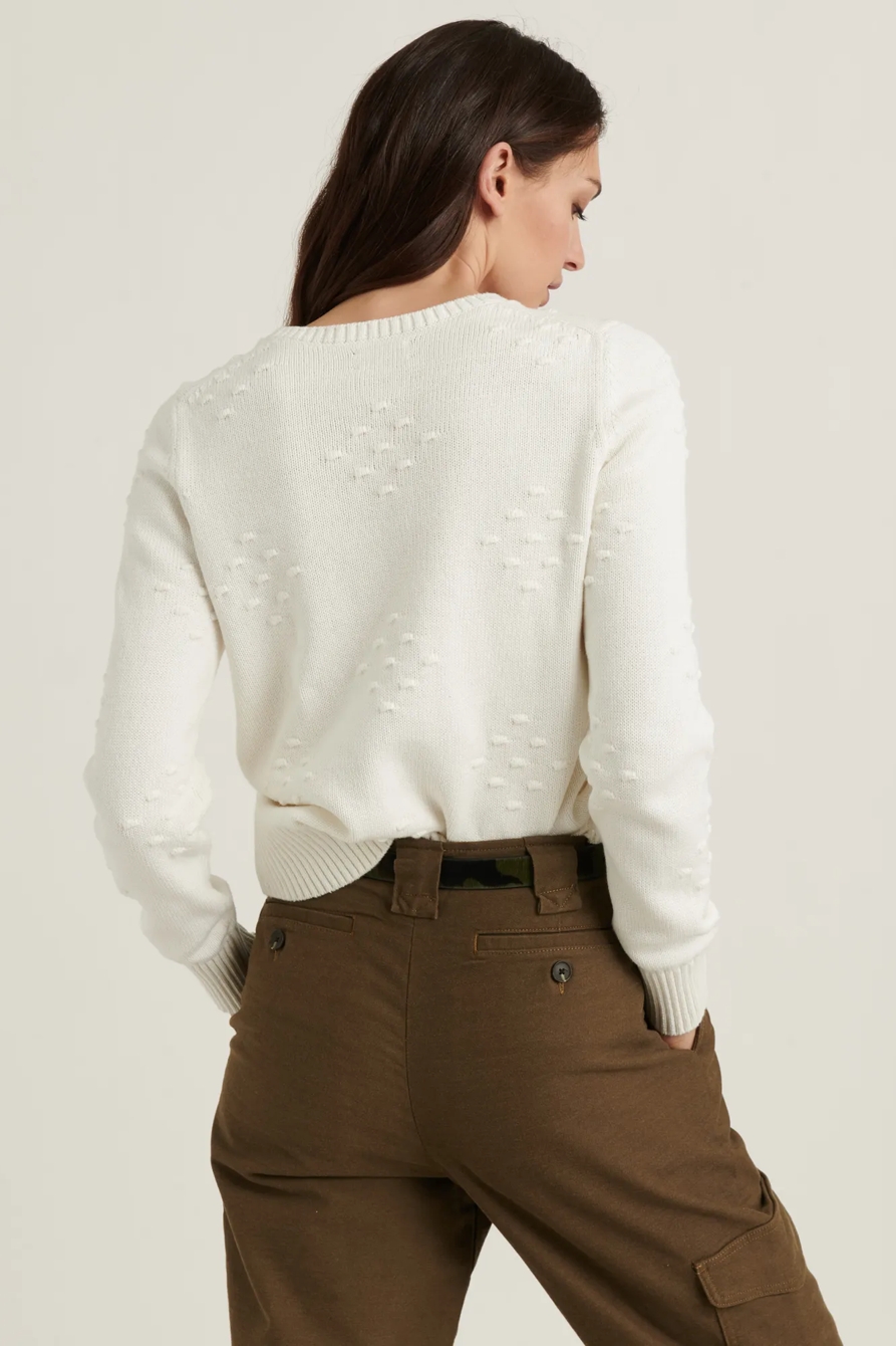 LIZA BOBBLE PULLOVER SWEATER, image 3
