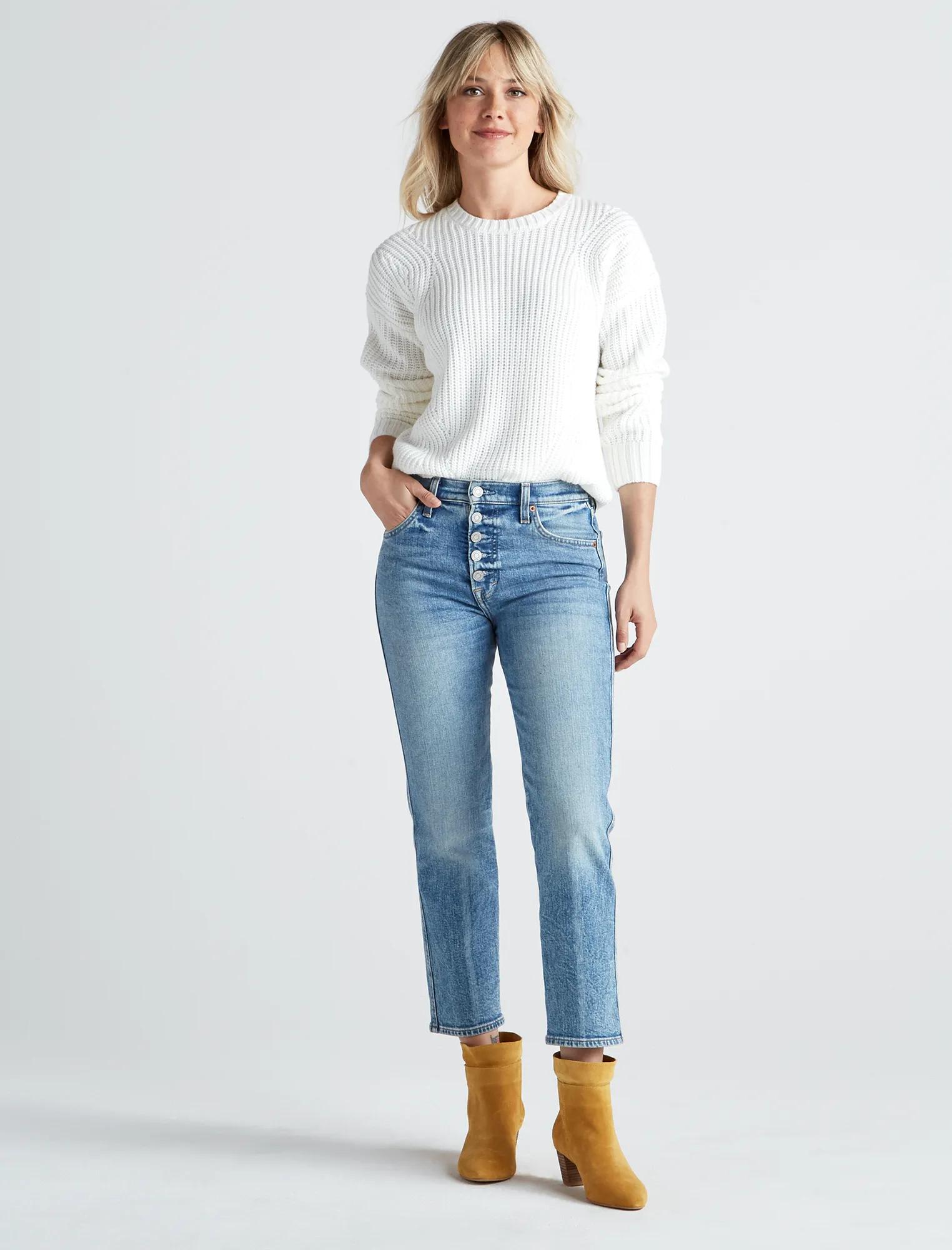SOLID CREW NECK SWEATER, image 2