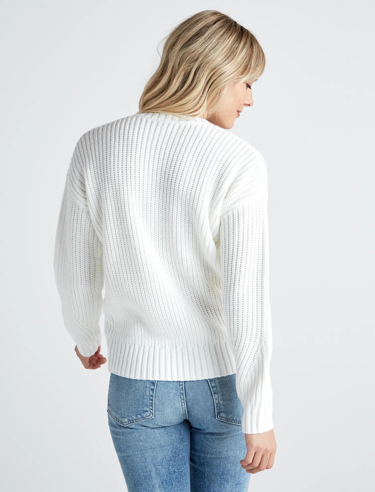 SOLID CREW NECK SWEATER, image 5