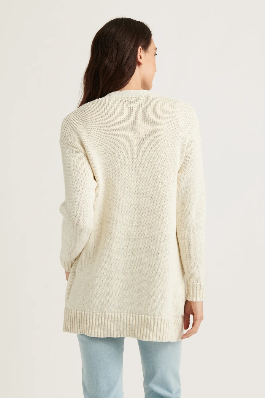 CABLE FRONT CARDIGAN, image 4
