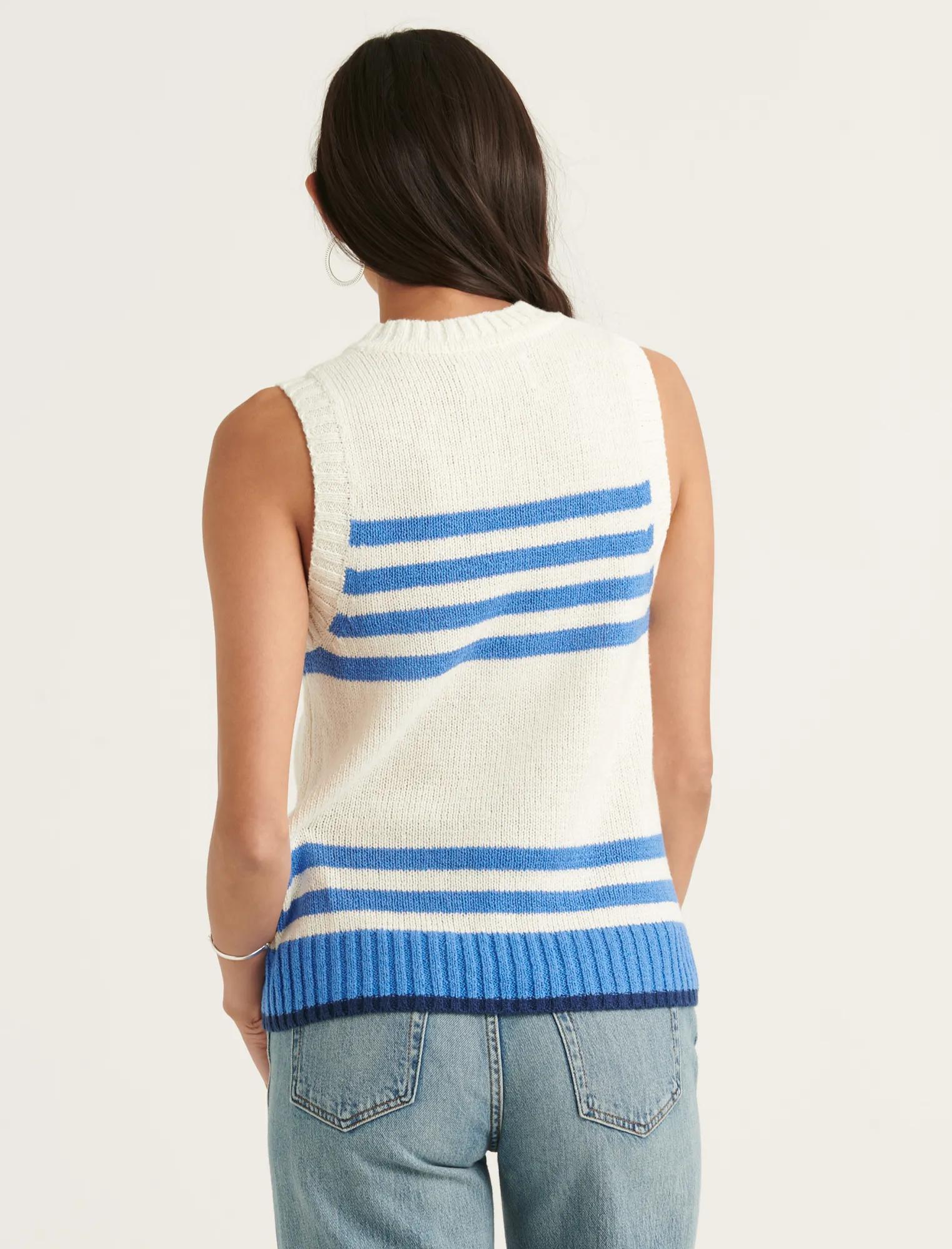 STRIPE SWEATER TANK, image 4