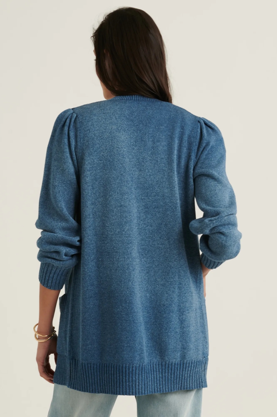 PLEATED SHOULDER CARDIGAN, image 4