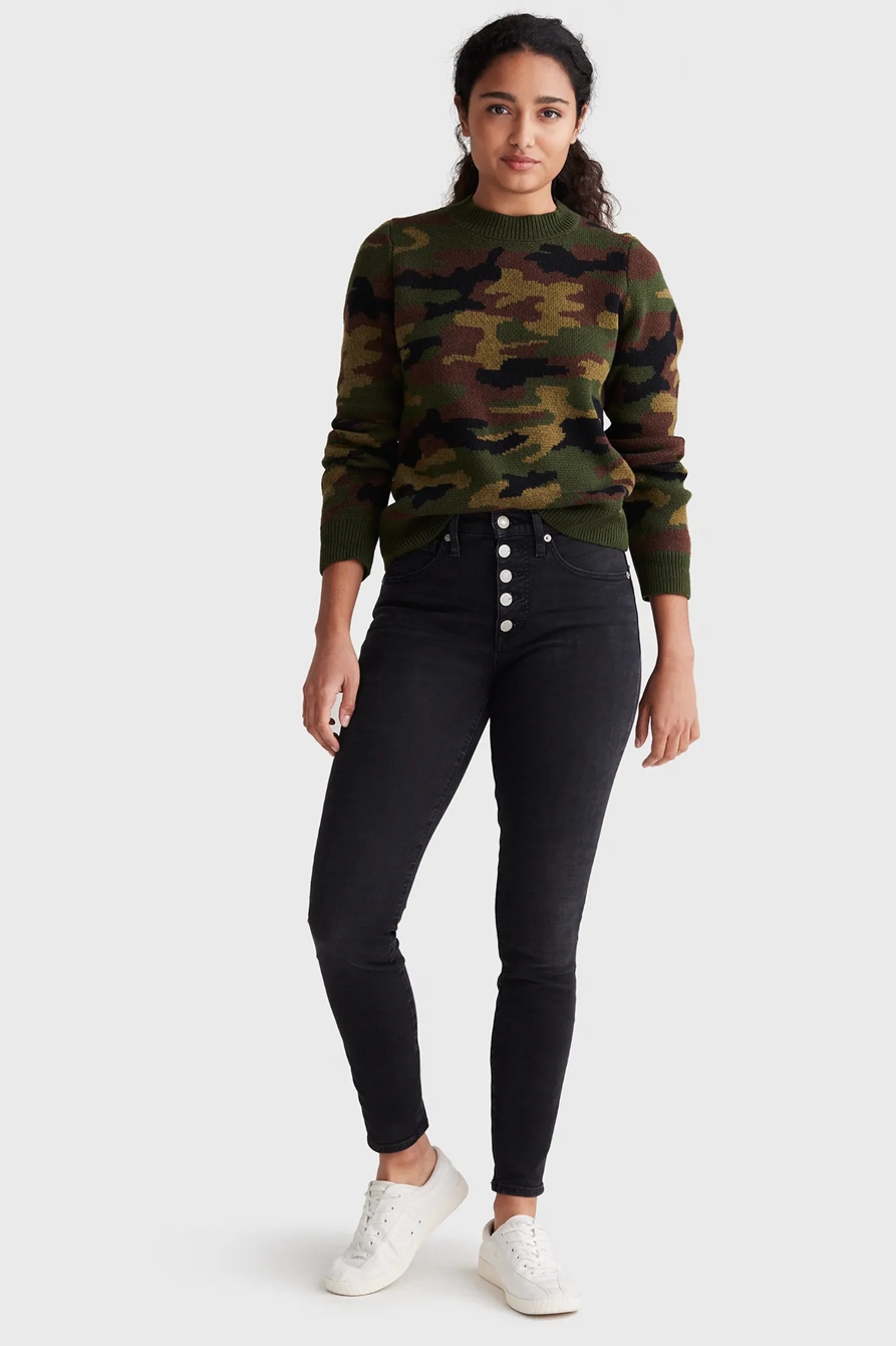 CAMO INTARSIA SWEATER, image 2