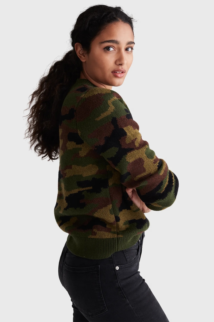 CAMO INTARSIA SWEATER, image 3