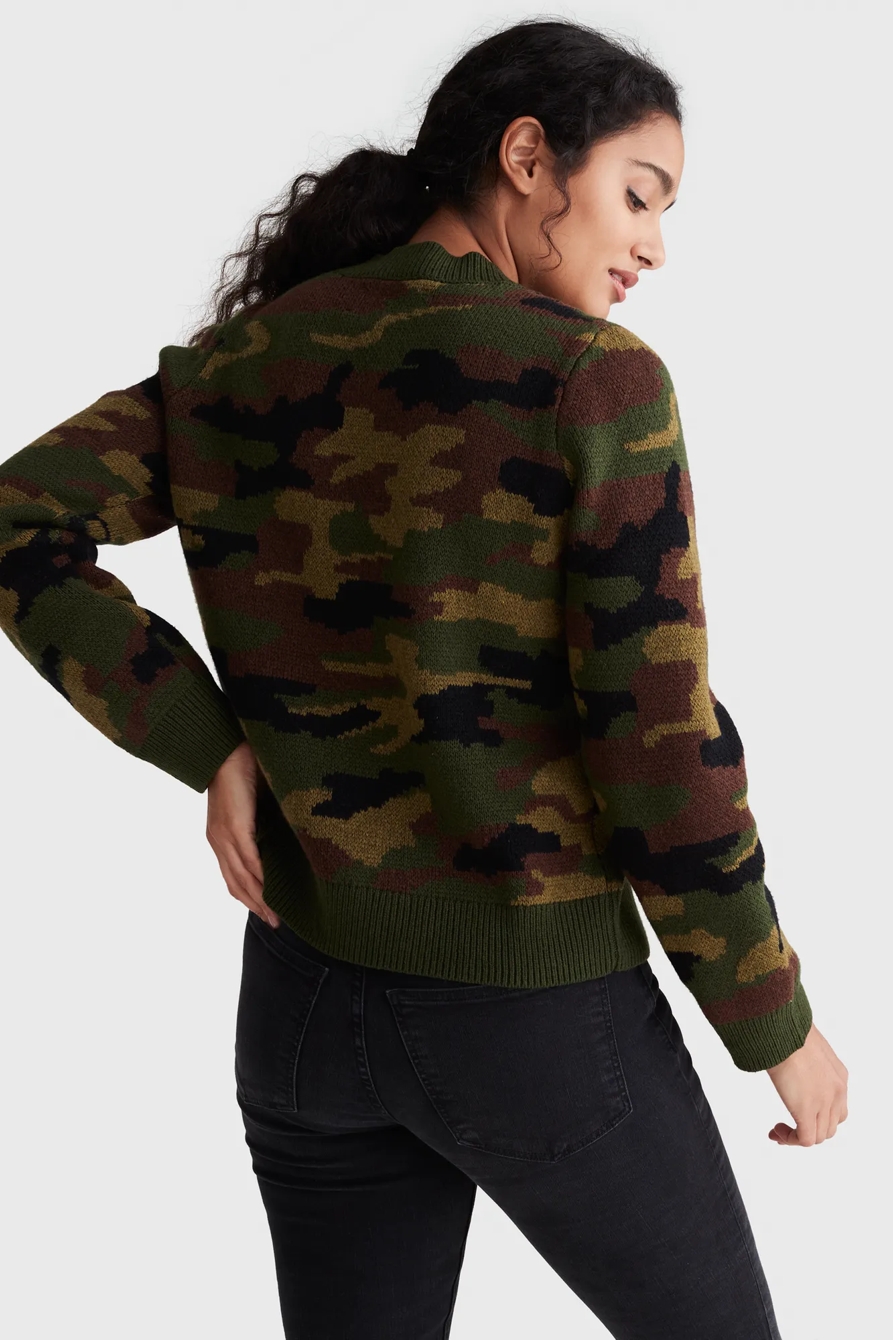 CAMO INTARSIA SWEATER, image 4