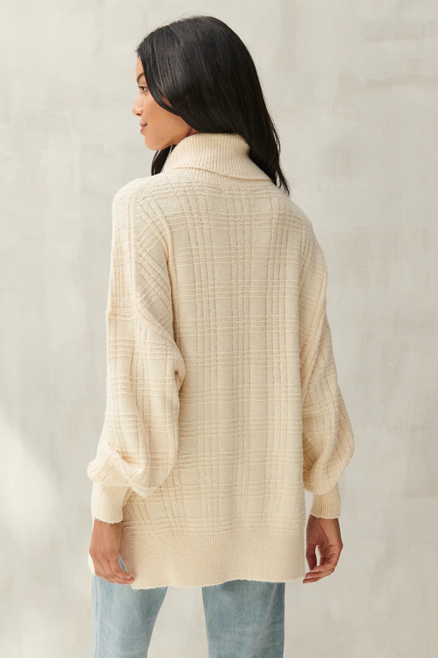 TEXTURED STITCH TURTLENECK, image 4