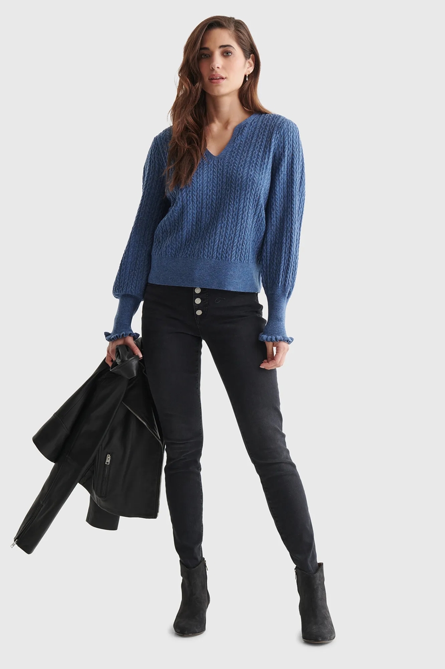 RELAXED PEASANT SWEATER, image 2