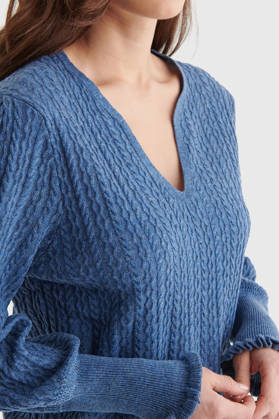 RELAXED PEASANT SWEATER, image 4