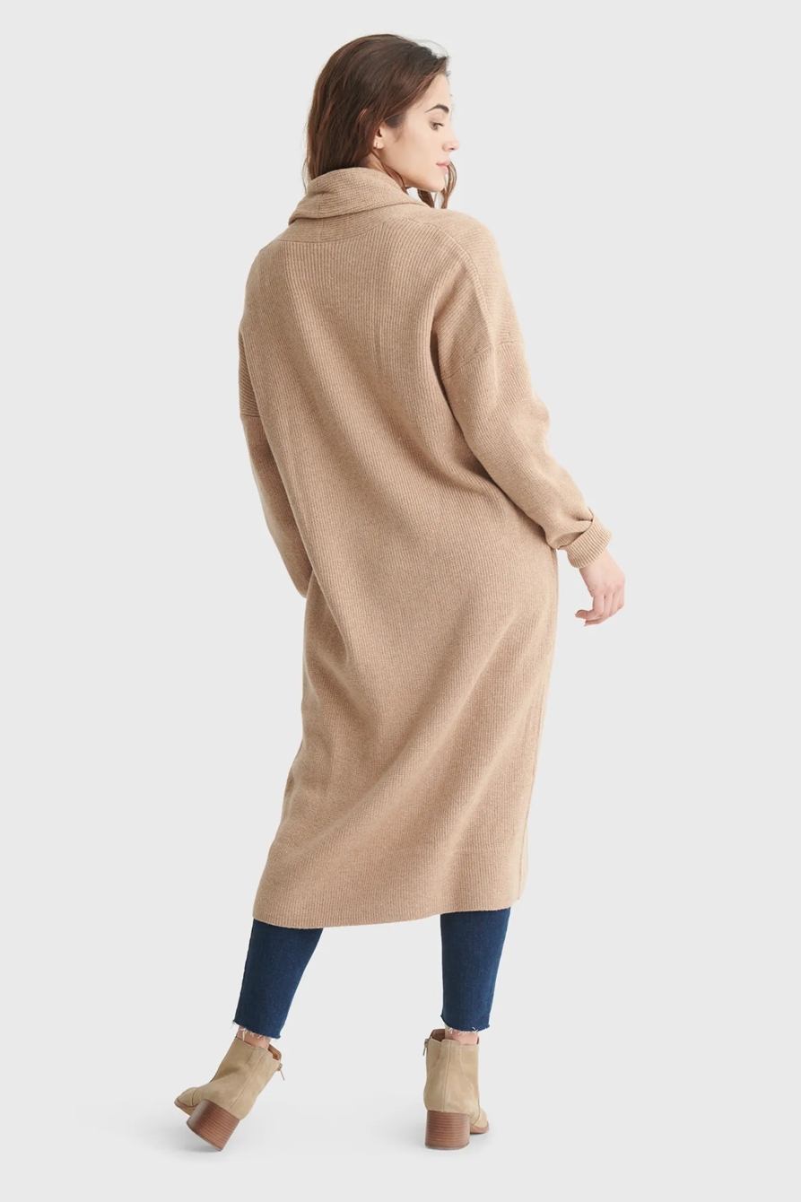 LONG-LINE OPEN-FRONT CARDIGAN, image 4