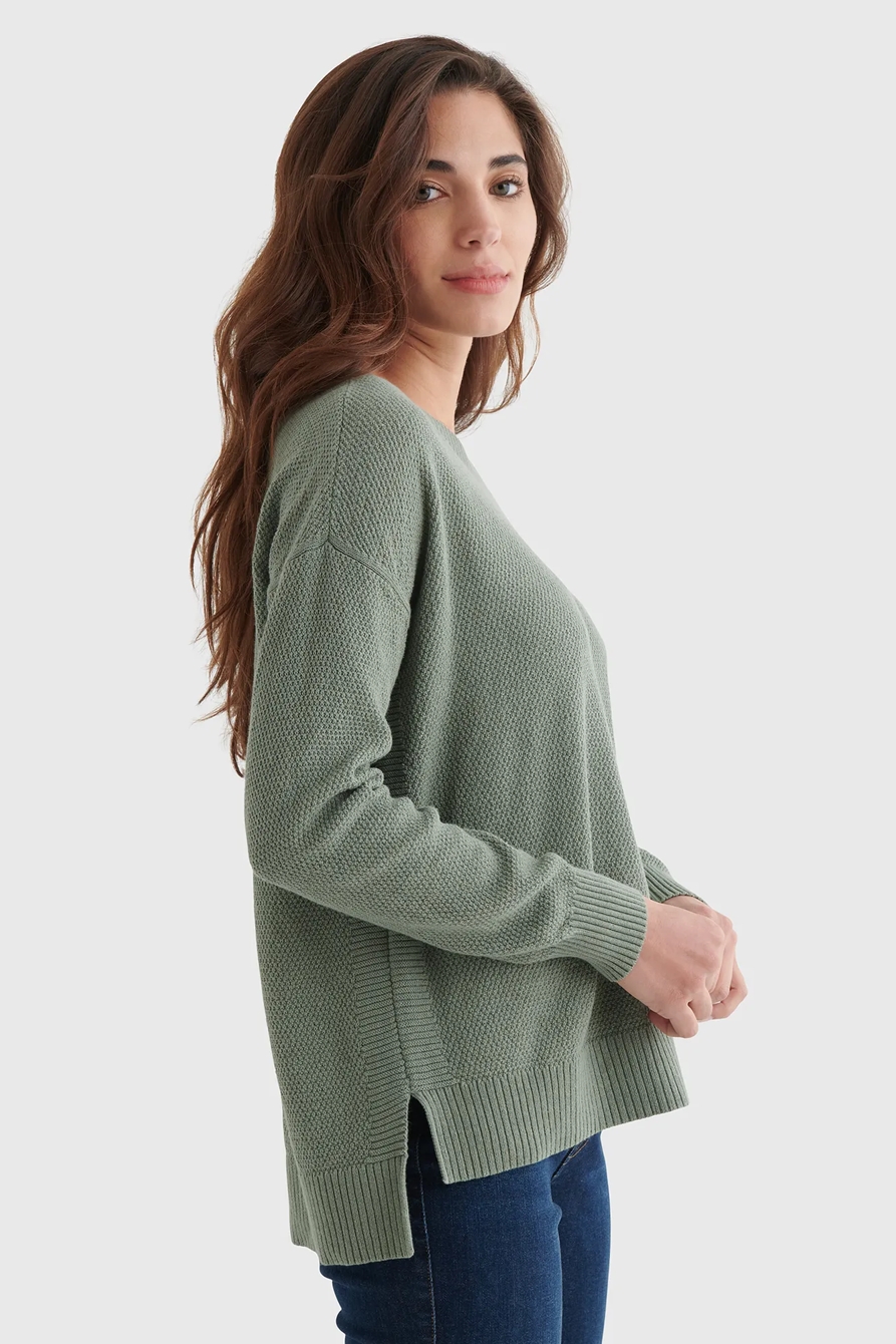 TEXTURED KNIT SWEATER, image 4