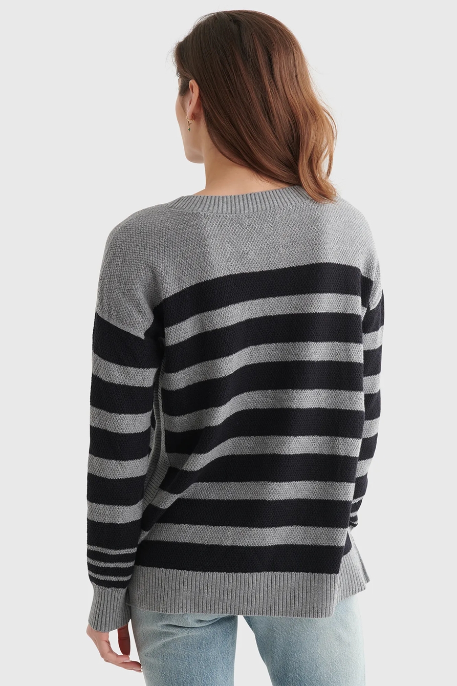 TEXTURED KNIT SWEATER, image 4