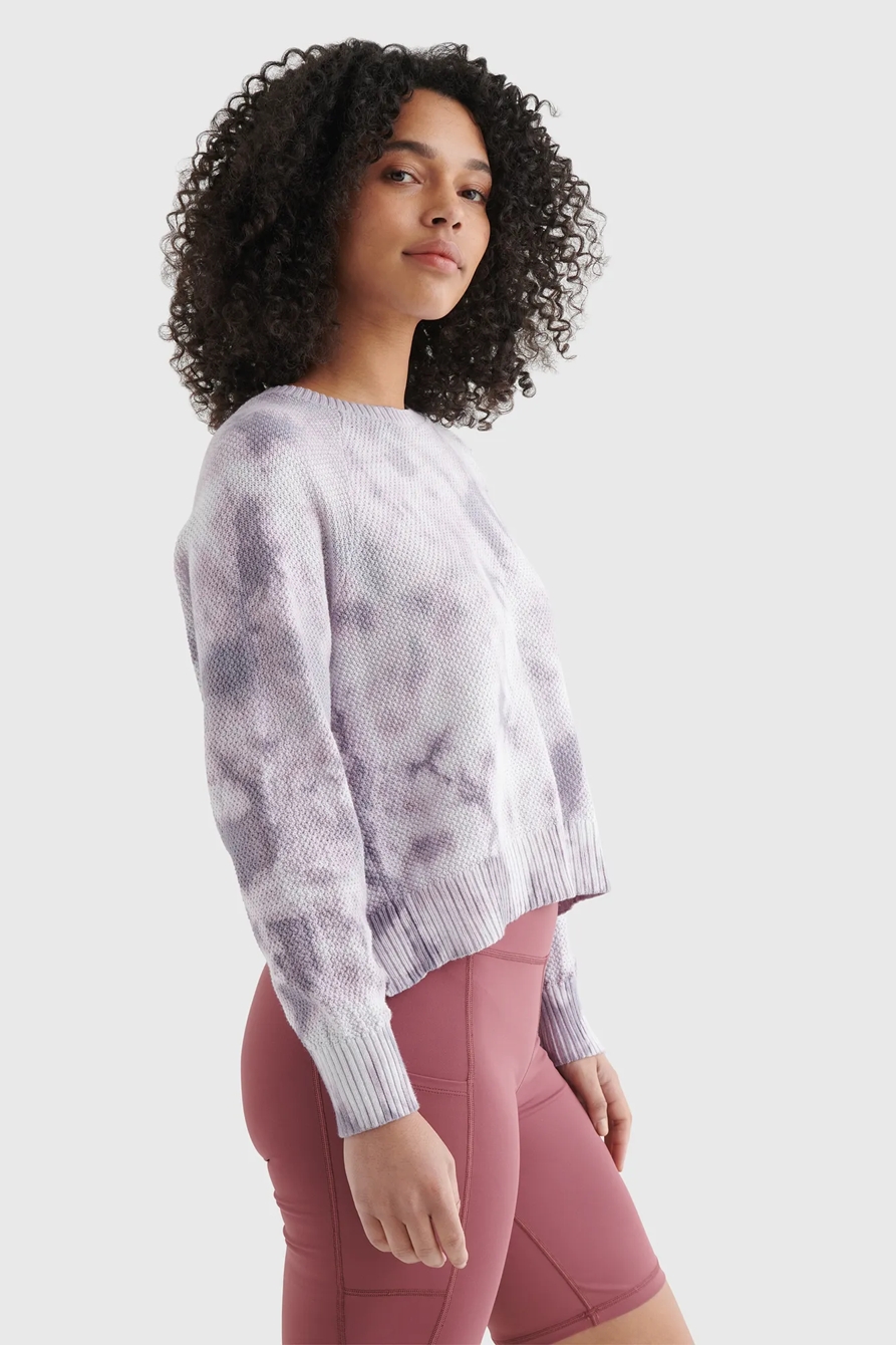 TIE DYE OPEN BACK SWEATER, image 3